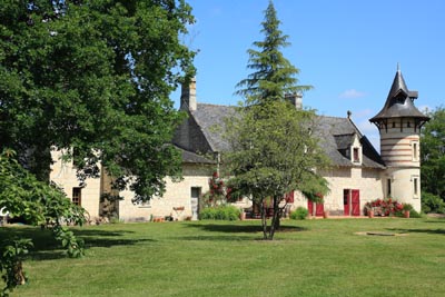 facade sud de la maison d'hôtes de charme la Chouanniere